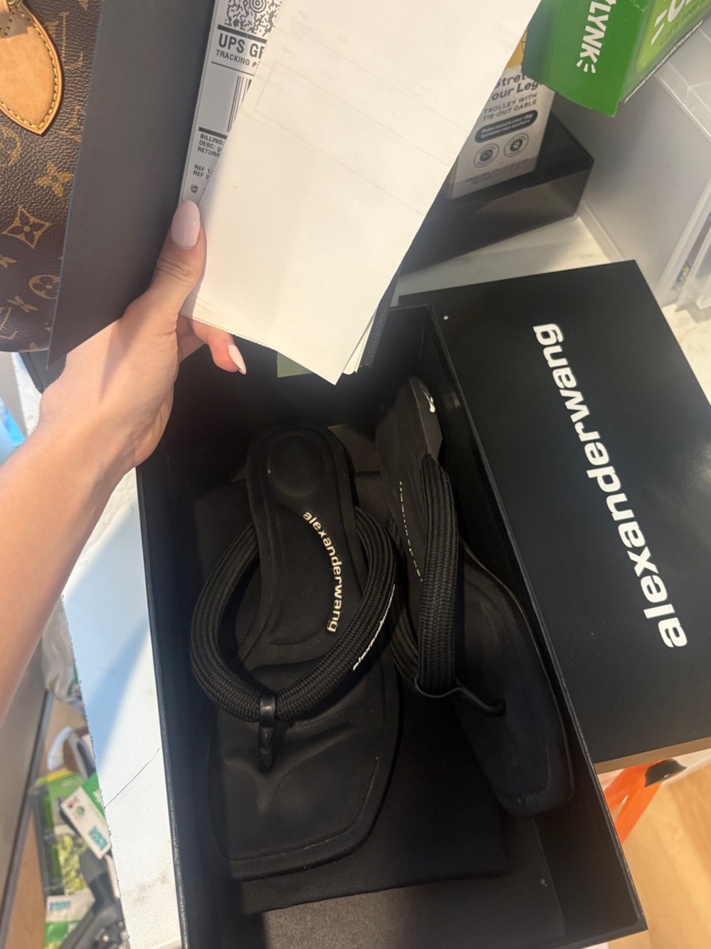 Alexander wang thong tubular sandal